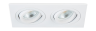 Светильник встраиваемый Donolux BASIS, 2хGU10, белый (DL1520SQ2W)