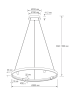 Подвесной светодиодный светильник Donolux AURA SPOT, 40Вт, 3000K, белый (S18866R40W1W800)