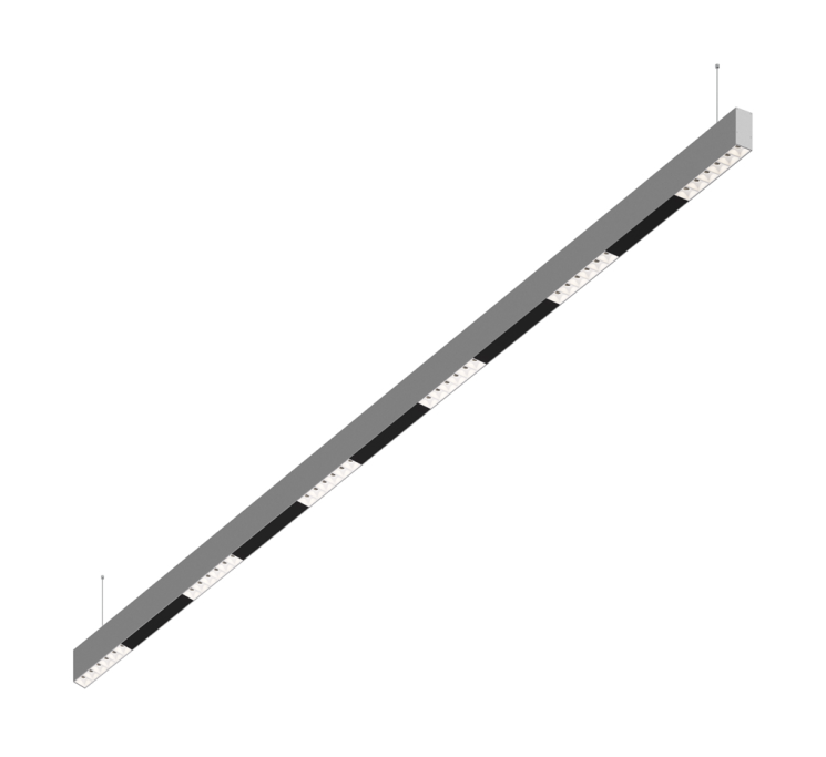 Подвесной светодиодный светильник 2м, 36Вт, 34°, алюминий (DL18515S121A36.34.2000WB)