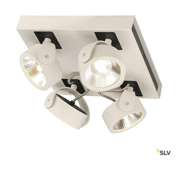 Четырехрожковый светодиодный светильник SLV KALU, белый (SLV_1000136)