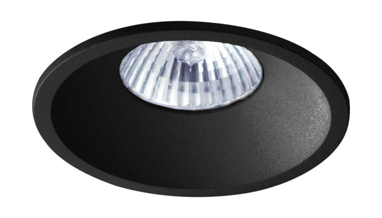 Встраиваемый светодиодный светильник Donolux PLUTON, черный (DL18412/11WW-R Black)