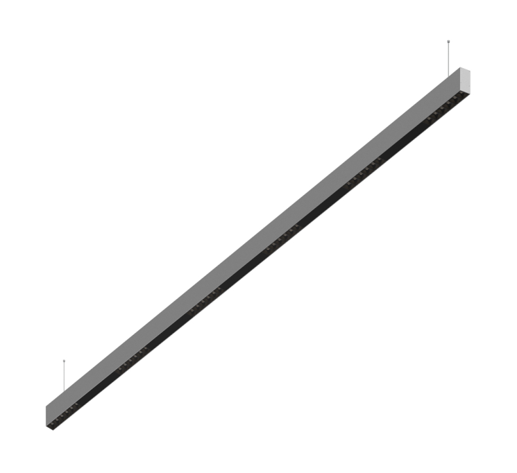 Подвесной светодиодный светильник 2м, 36Вт, 48°, алюминий (DL18515S121A36.48.2000BB)