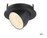 NUMINOS® GIMBLE S, черный встраиваемый потолочный светильник, 3000K 20° (SLV_1005886)
