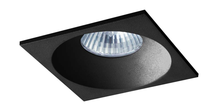 Встраиваемый светильник Donolux PLUTON, черный (DL18412/11WW-SQ Black)