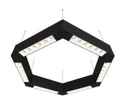 Подвесной светодиодный светильник 0,5м, 36Вт, 48°, черный
