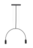 Подвесной светильник Donolux SAGA, черный (S111018/2)