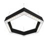 Подвесной светодиодный светильник 0,5м, 36Вт, 48°, черный (DL18515S111B36.48.500WW)