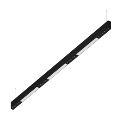 Подвесной светодиодный светильник 1,5м, 24Вт, 48°, черный