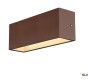Светильник SLV SITRA L WL UP/DOWN, цвет ржавчины, ССТ-переключатель, 3000/ 4000 К (SLV_1005157)