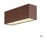 Светильник SLV SITRA L WL UP/DOWN, цвет ржавчины, ССТ-переключатель, 3000/ 4000 К (SLV_1005157)