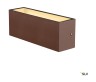 Светильник SLV SITRA L WL UP/DOWN, цвет ржавчины, ССТ-переключатель, 3000/ 4000 К (SLV_1005157)