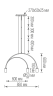 Подвесной светильник Donolux SAGA, 50Вт, черный (S111018/3)