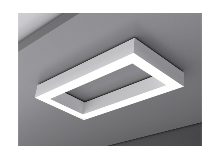 Накладной светодиодный светильник Donolux, 77Вт, 3000K, белый (DL18516C091W77)