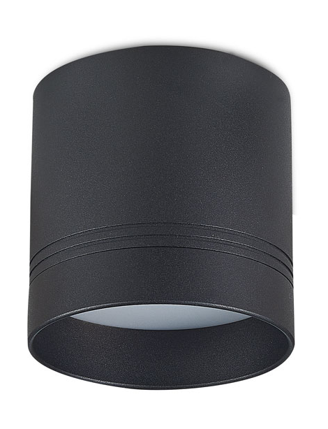 Светильник светодиодный Donolux BARELL, 15Вт, IP44, черный (DL18483R15W1B IP44)