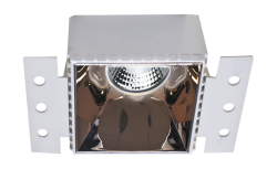 Светильник встраиваемый Donolux, MR16, LED, GU10, IP20, золото, W74.5хL78.5, Монтаж. 75х75