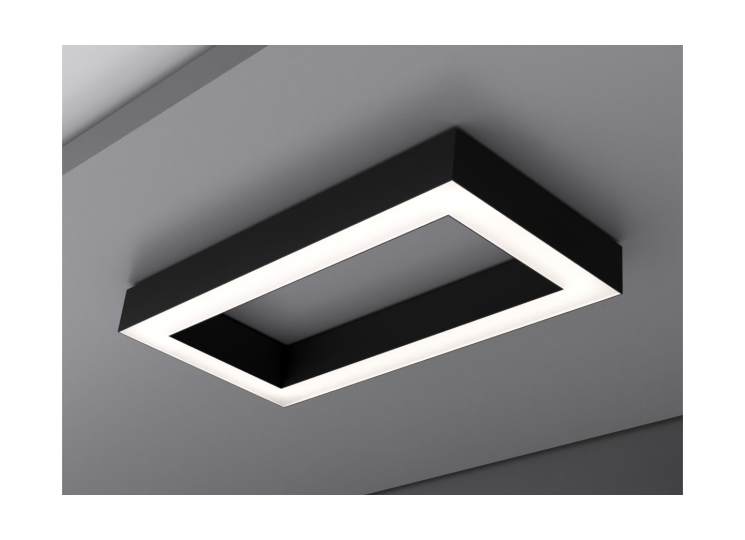 Накладной светодиодный светильник Donolux, 77Вт, 4000K, черный (DL18516C092B77)