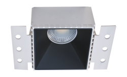 Светильник встраиваемый Donolux, MR16, LED, GU10, IP20, черный, W74.5хL78.5, Монтаж. 75х75