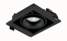 Встраиваемый светильник Donolux LUMME, GU10, черный (DL18615/01WW-SQ Shiny black/Black)