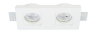 Светильник встраиваемый гипсовый Donolux ELEMENTARE, белый, 2xGU10 (DL271SQ2W)