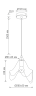 Подвесной светильник Donolux TANGO, 1хЕ27 40Вт, латунь (S111055.1Brass)
