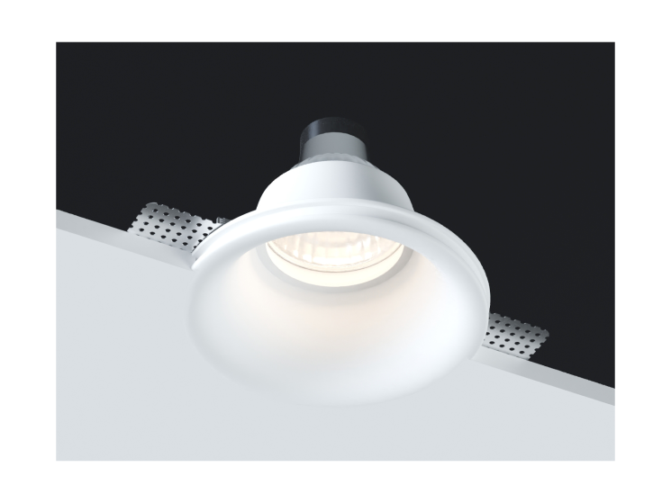 Светильник встраиваемый гипсовый Donolux ELEMENTARE, белый (DL227G)