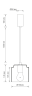 Подвесной светильник Donolux ELEGANZA, 1хЕ27 40Вт, янтарный (S111056.1Amber)