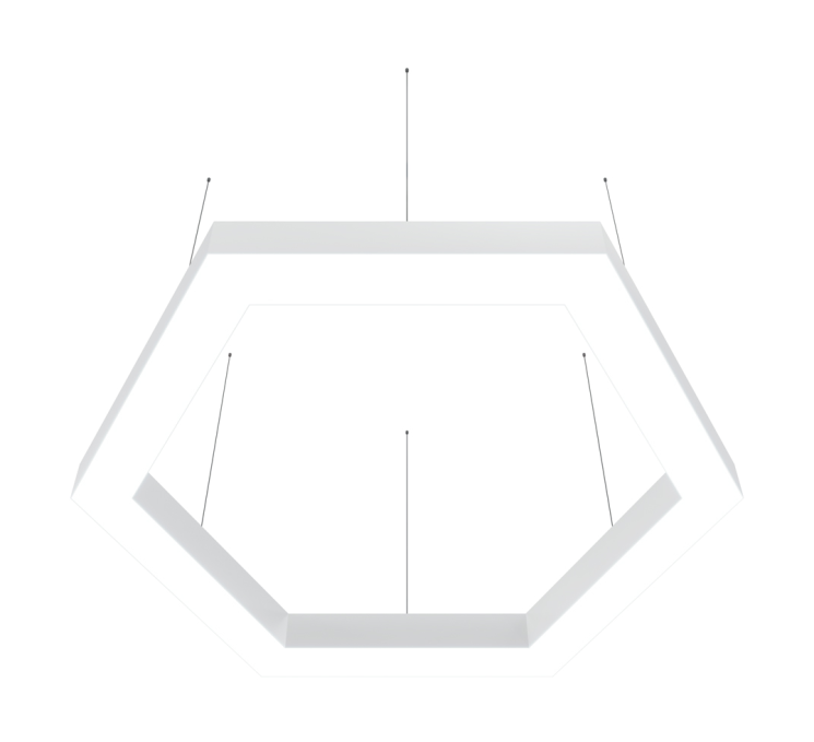 Подвесной светодиодный светильник Donolux, 114Вт, 3000K, белый (DL18516S031W114)
