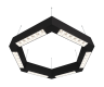 Подвесной светодиодный светильник 0,5м, 36Вт, 48°, черный (DL18515S111B36.48.500WB)
