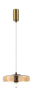 Подвесной светильник Donolux ELEGANZA, D240xH65 мм, 1хЕ27, 40Вт, янтарный (S111057.1Amber)