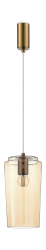 Подвесной светильник Donolux ELEGANZA, D150xH270 мм, 1хЕ27, 40Вт, янтарный