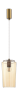 Подвесной светильник Donolux ELEGANZA, D150xH270 мм, 1хЕ27, 40Вт, янтарный (S111058.1Amber)