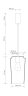 Подвесной светильник Donolux ELEGANZA, D150xH270 мм, 1хЕ27, 40Вт, дымчатый (S111058.1Smoky)