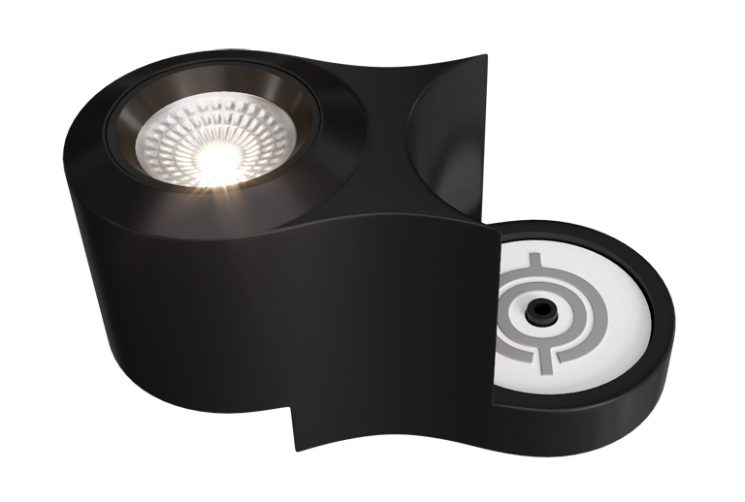 Светодиодный светильник, 3Вт, черный (DL20191R3N1BB)