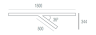 Накладной светодиодный светильник Donolux, 76.8Вт, 3000K, белый (DL18516C041W77)