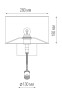 Светильник Donolux PRAGUE, прямоугольный, черный, Бра, 40Вт (W111048.2 SBBL)