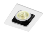 Поворотный встраиваемый светильник Donolux HOLLY, белый (DL18614/01WW-SQ White/Black)