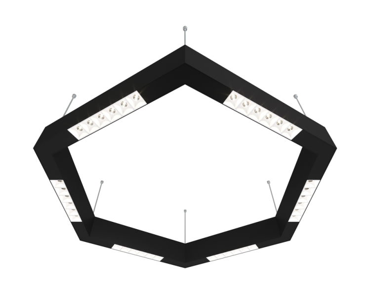 Подвесной светодиодный светильник 0,7м, 36Вт, 48°, черный (DL18515S111B36.48.700WB)