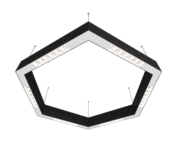 Подвесной светодиодный светильник 0,7м, 36Вт, 48°, черный (DL18515S111B36.48.700WW)