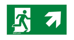 Пиктограмма для аварийных светильников ESYLUX SLX 24 HIGH COVER SYMBOL TOP RIGHT