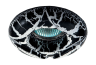 Светильник встраиваемый гипсовый Donolux DECORO, GU5.3, черный (DL204G/2)