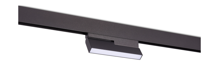 Светодиодный светильник Donolux LINE TURN для SPACE Track system 8W, черный (DL20294WW8B)