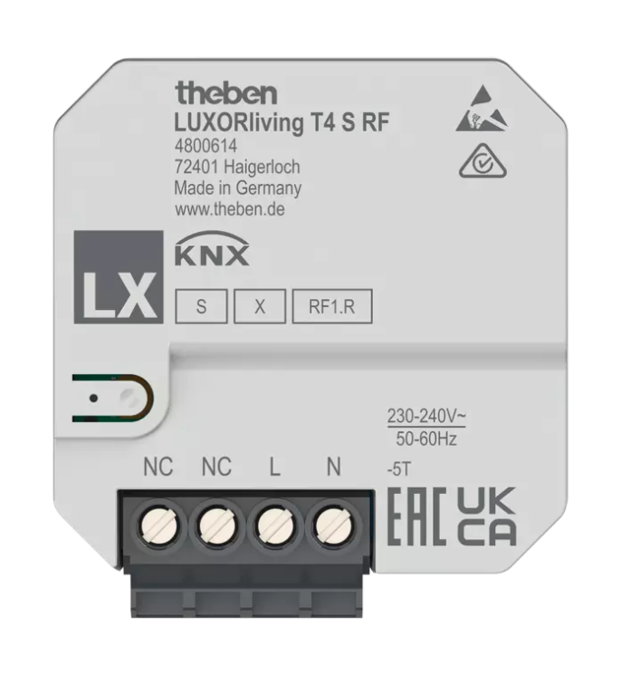 Модуль входов Theben LUXORliving T4 S RF (4800614)