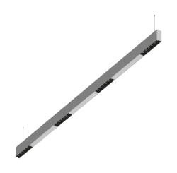 Подвесной светодиодный светильник 1,5м, 24Вт, 48°, алюминий