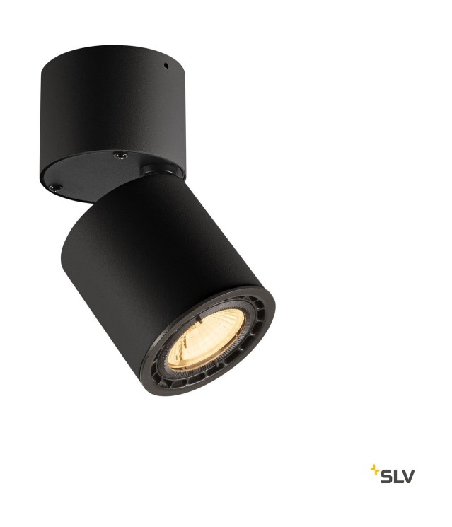 Светильник SLV SUPROS 78, 3000K, круглый, черный, линза 60° (SLV_116330)