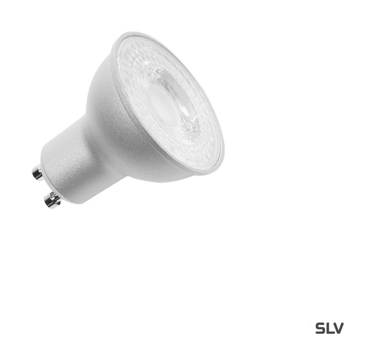 Светодиодный источник света SLV QPAR51, GU10, 2700 К, серый (SLV_1005075)