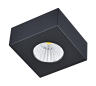 Накладной светодиодный светильник Donolux MONO, квадратный, 7Вт, черный (DL18812/7W Black SQ)