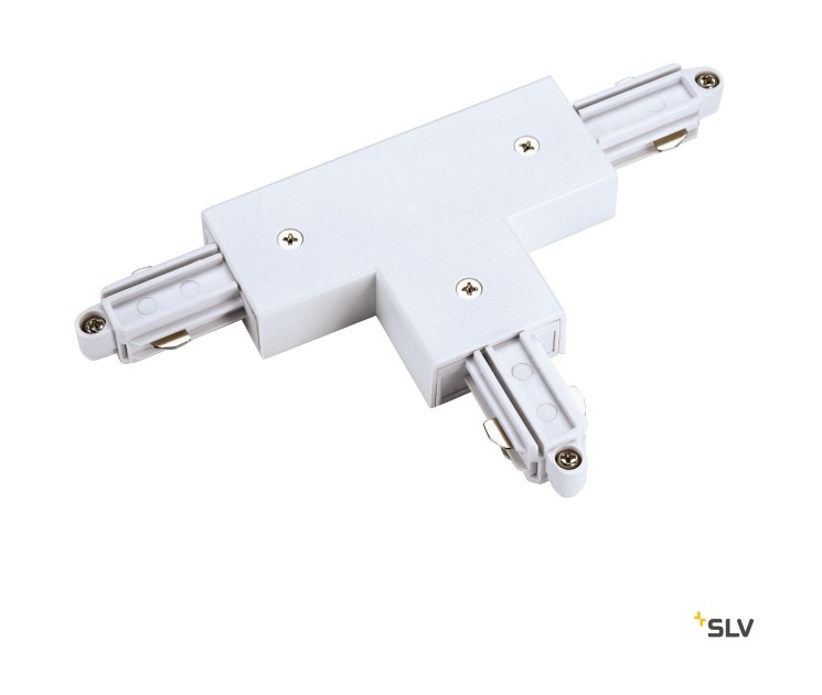T-образный соединитель SLV, белый, заземляющий электрод справа (SLV_143081)
