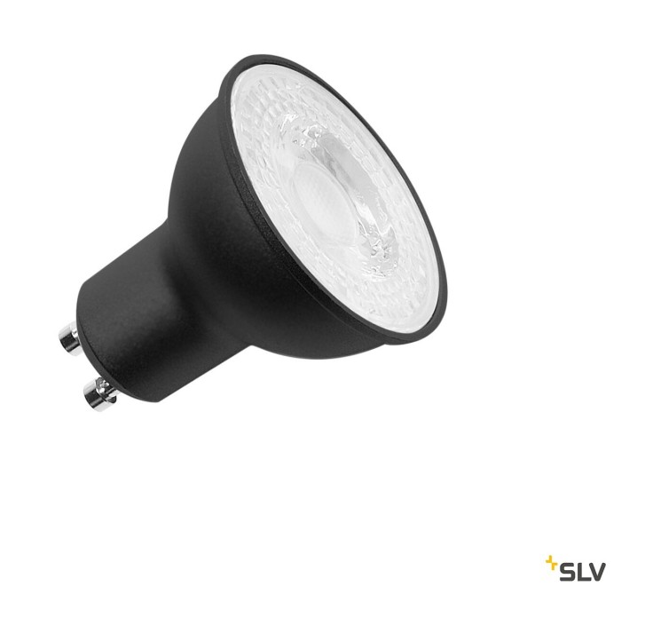 Светодиодный источник света SLV QPAR51, GU10, 2700 К, черный (SLV_1005077)