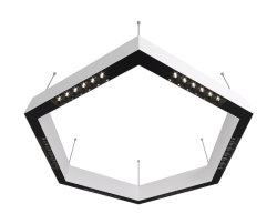 Подвесной светодиодный светильник 0,7м, 36Вт, 34°, белый
