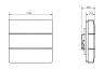 Кнопочный сенсор Theben iON 104 KNX (4969234)